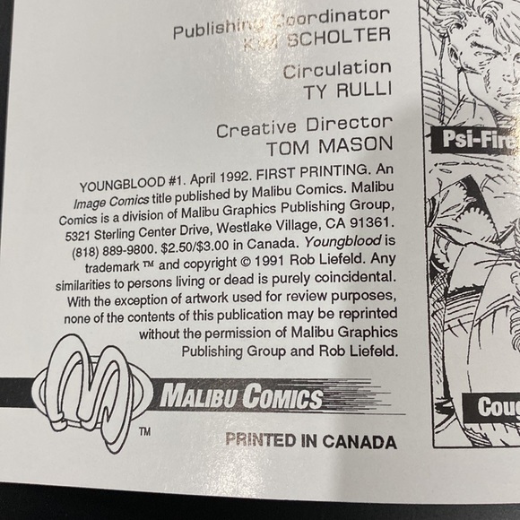Youngblood #1 (1992) by Rob Liefeld - Image Comic Book - Picture 4 of 11